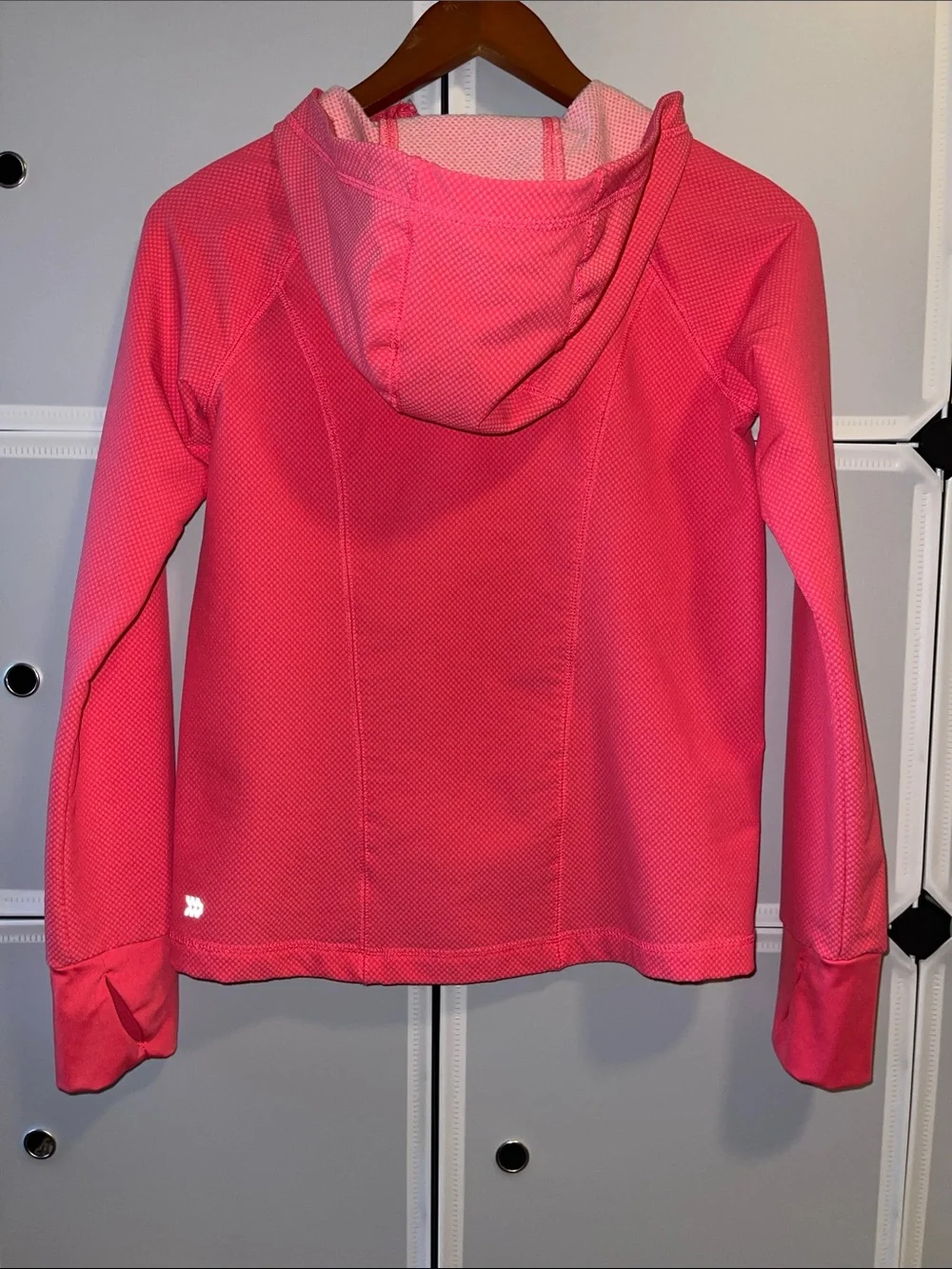 all in motion Girls' coral hooded jacket